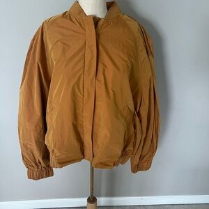 Maeve techy ballon bomber jacket